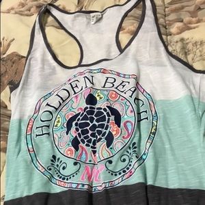Holden beach tank top